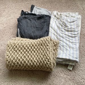 Abercrombie & Fitch, Hollister, Old Navy women’s scarves, lot of 3